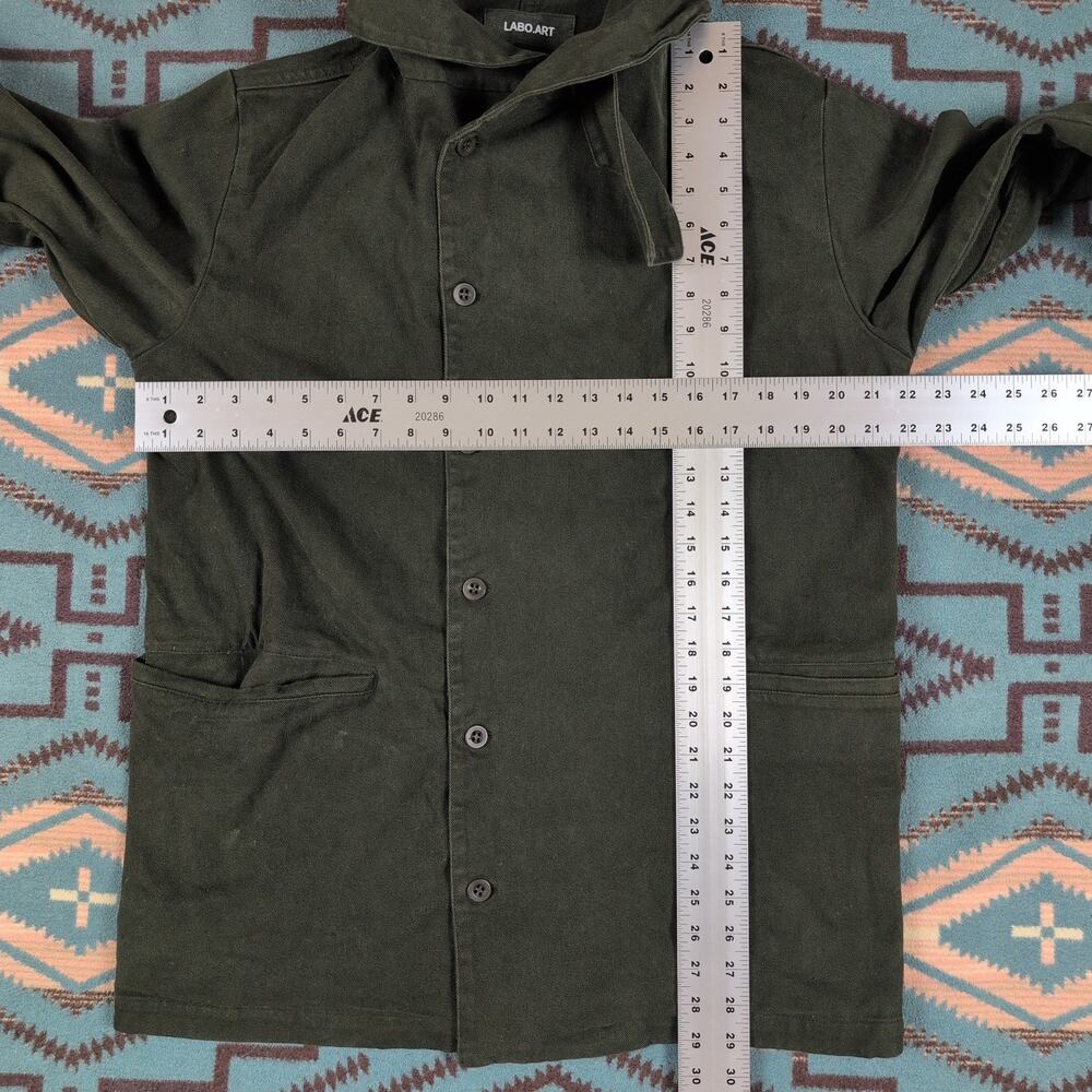 Labo.art Women’s Dark Olive Green Jacket Size 2 100% Cotton Archived Old Label - Picture 5 of 11
